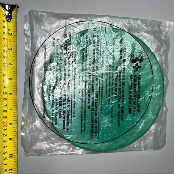 Star Wars Episode 1 1999 KFC Jar Jar Binks Flying Bucket Topper SEALED Frisbee - Picture 3 of 4